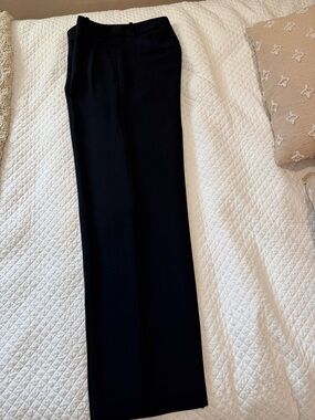 Aritzia Black Effortless Pant - Crepette Tailored Straight-Leg Trousers